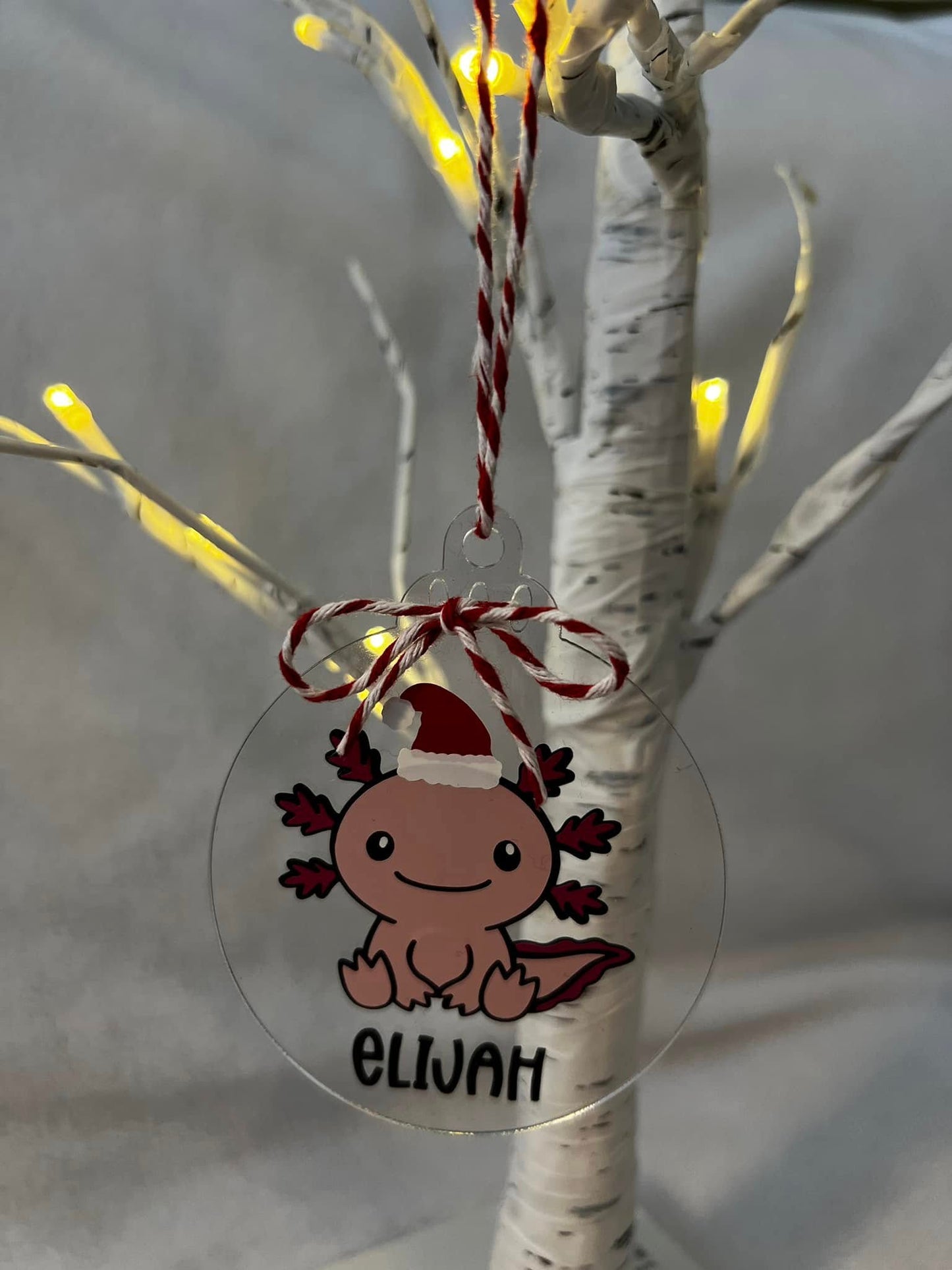 Personalised Capybara 'Cappy Christmas' Bauble – Cute & Festive!