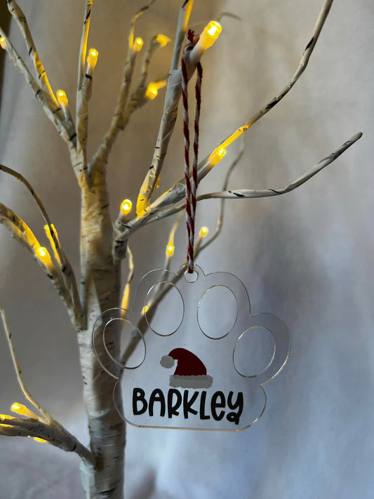 Personalised Christmas Pet Bauble – Cute & Festive!