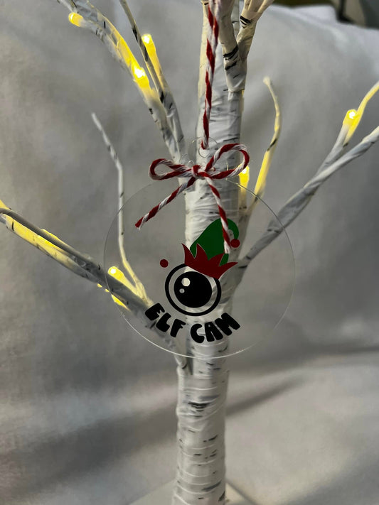 ElfCam Christmas Snowflake Bauble – Cute & Festive!