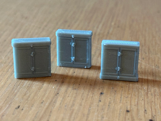 3D Printed OO Gauge GPO BT Exchange Boxes (Pack of 3)